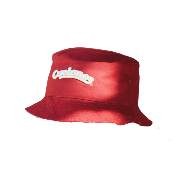 Authentic Brand Infant Cyclones Script Cardinal Bucket Hat